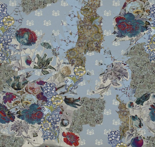 Wall & Deco Contemporary 2023 Racconti WDRA2301 - fototapeta z motywem patchworku