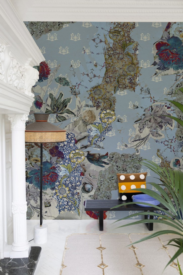 Wall & Deco Contemporary 2023 Racconti WDRA2301 - fototapeta z motywem patchworku