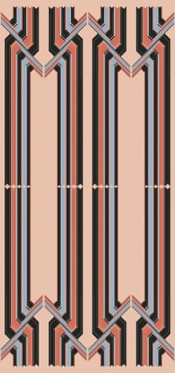 Wall & Deco Contemporary 2023 Santi e pirati WDSP2301 - fototapeta z motywem pionowych pasków