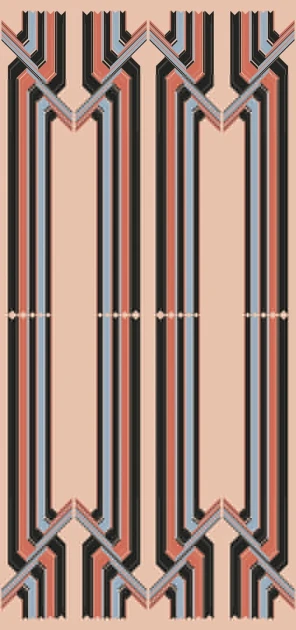 Wall & Deco Contemporary 2023 Santi e pirati WDSP2301 - fototapeta z motywem pionowych pasków