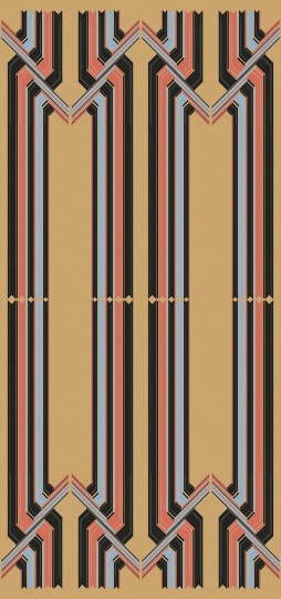 Wall & Deco Contemporary 2023 Santi e pirati WDSP2302 - fototapeta z motywem pionowych pasków