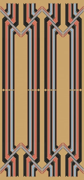 Wall & Deco Contemporary 2023 Santi e pirati WDSP2302 - fototapeta z motywem pionowych pasków