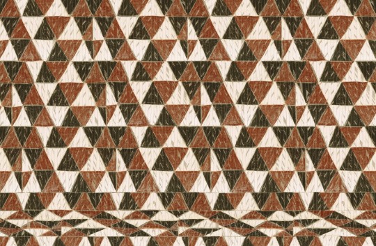 Wall & Deco Contemporary 2023 African Canvas WDAF2302 - fototapeta z motywem trójkątów