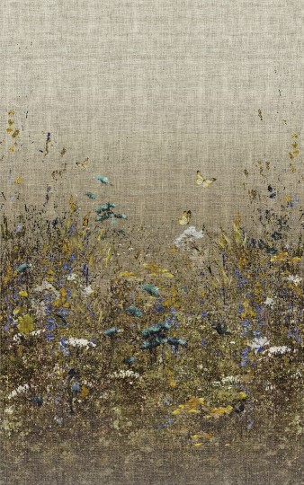 Wall & Deco Contemporary 2023 Field of gold WDFG2301 - fototapeta z motywem łąki kwiatów