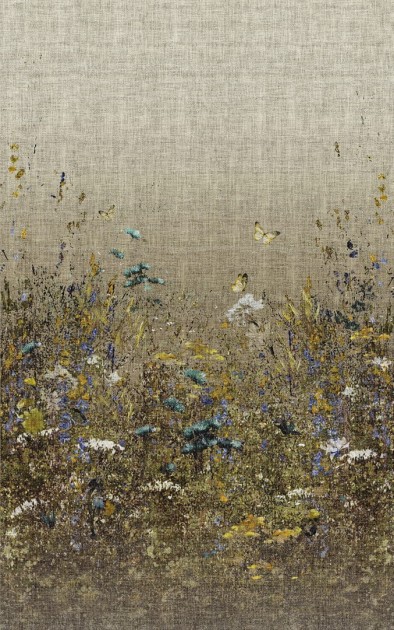 Wall & Deco Contemporary 2023 Field of gold WDFG2301 - fototapeta z motywem łąki kwiatów