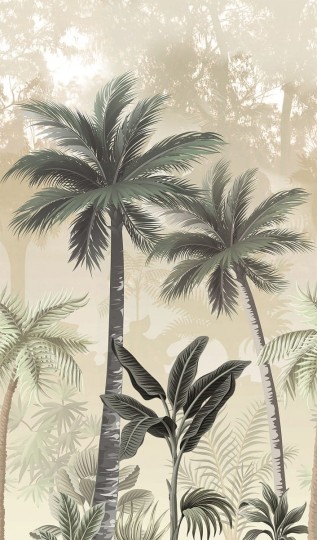 Marburg 47203 Smart Art Easy - mural z motywem palm