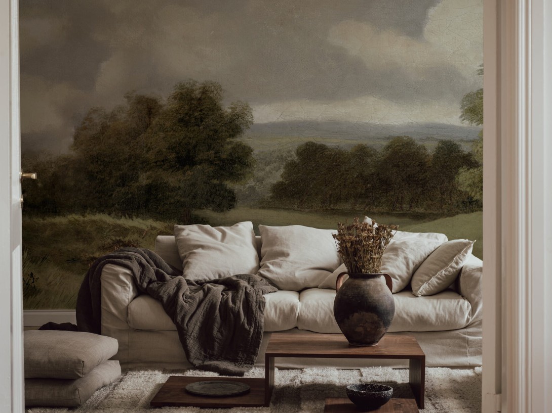 Boras Tapeter Studio 9482W Landscape Oilpainting - mural z motywem obrazu olejnego