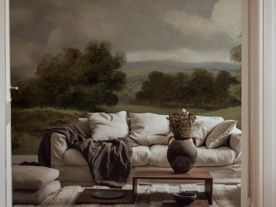 Boras Tapeter Studio 9482W Landscape Oilpainting - mural z motywem obrazu olejnego