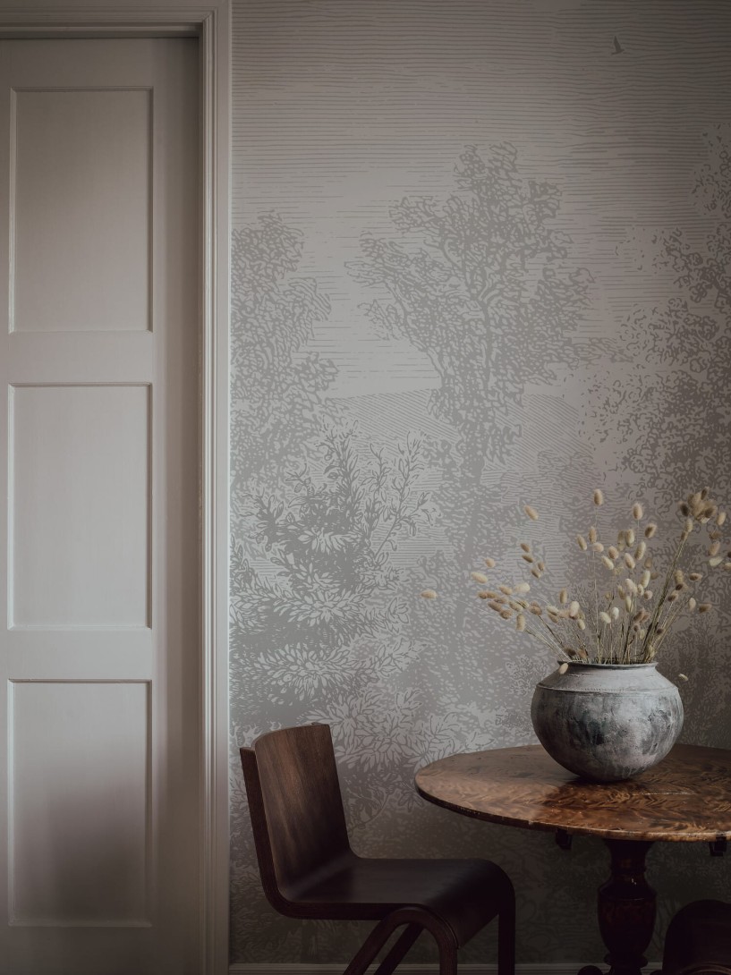 Boras Tapeter Studio 9475W Landscape Etched - mural z motywem skandynawskiej scenerii