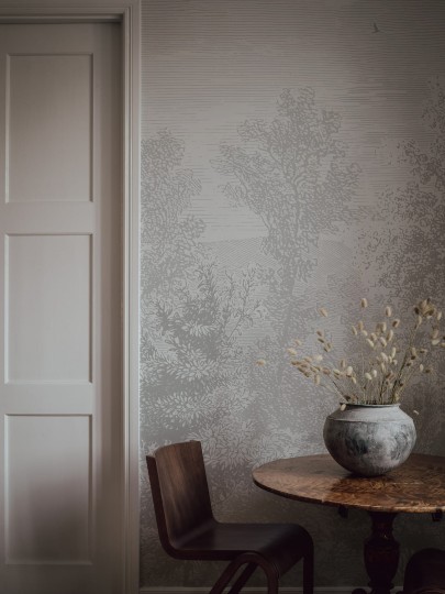 Boras Tapeter Studio 9475W Landscape Etched - mural z motywem skandynawskiej scenerii