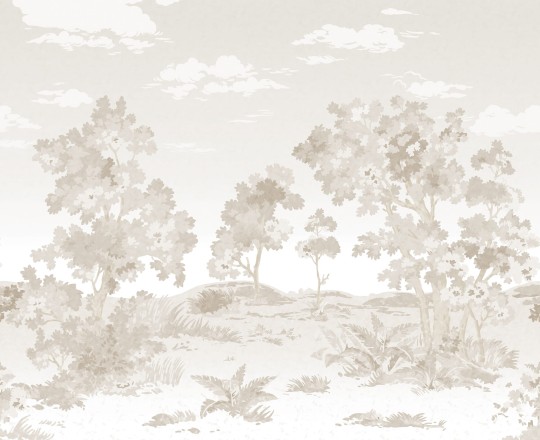 Boras Tapeter Studio 9479W Landscape Countryside - mural z motywem akwarelowego pejzażu