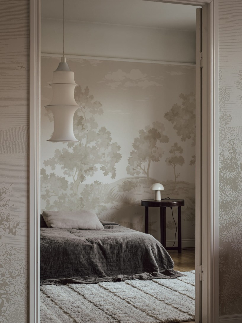 Boras Tapeter Studio 9479W Landscape Countryside - mural z motywem akwarelowego pejzażu