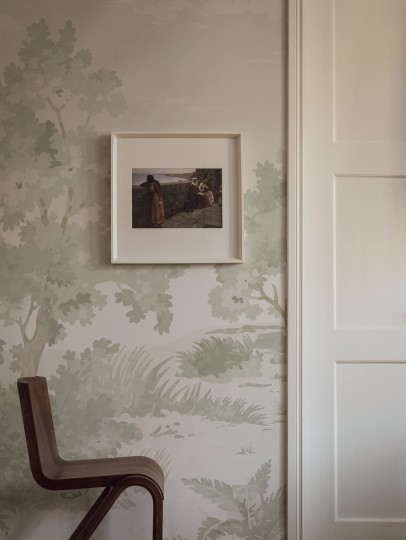 Boras Tapeter Studio 9480W Landscape Countryside - mural z motywem akwarelowego pejzażu