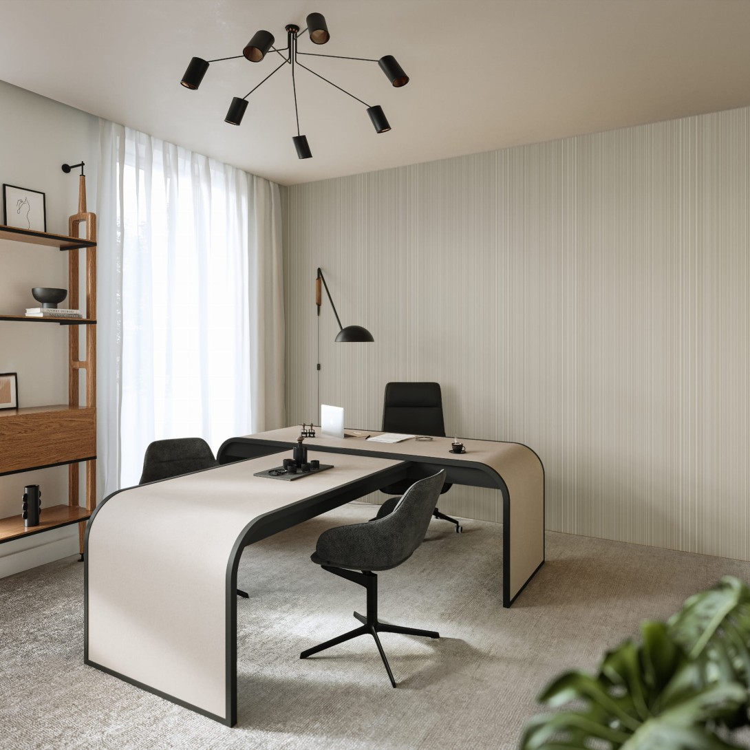 VINYLPEX W01.379 HARRY - tapeta obiektowa w grube prążki piaskowa