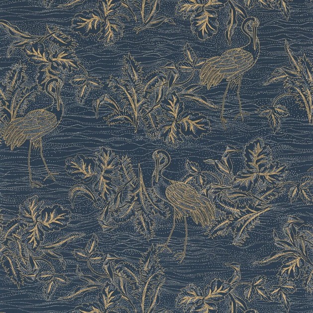Casamance 75891834 L’ile Aux Oiseaux Mirador Marine - tapeta z motywem ptaków brodzących po rzece
