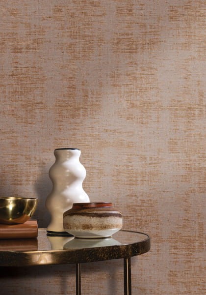 Casamance 74392310 Mouvements Johara Beige Moyen - tapeta imitująca tkaninę