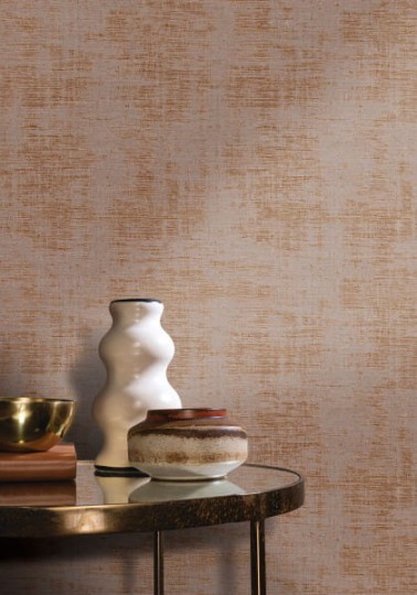 Casamance 74392310 Mouvements Johara Beige Moyen - tapeta imitująca tkaninę