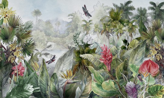 Wall Art Wonderland - mural las tropikalny