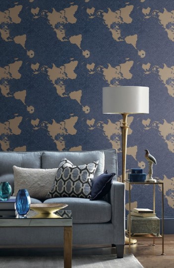Tapeta York Tailored HO3368 Maritime Map