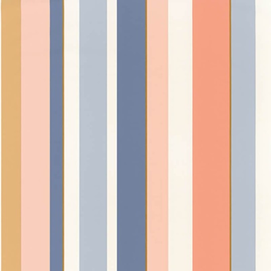 Casadeco 88837474 California Venice Beach Indigo - tapeta w paski