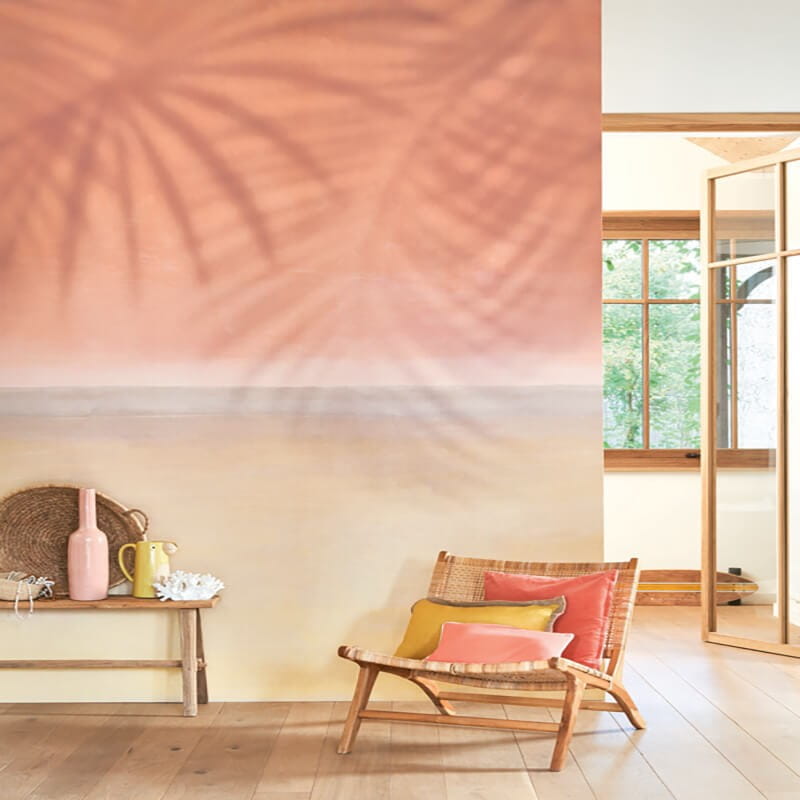 Casadeco 88843324 California Santa Monica Sunset - mural z krajobrazem plaży