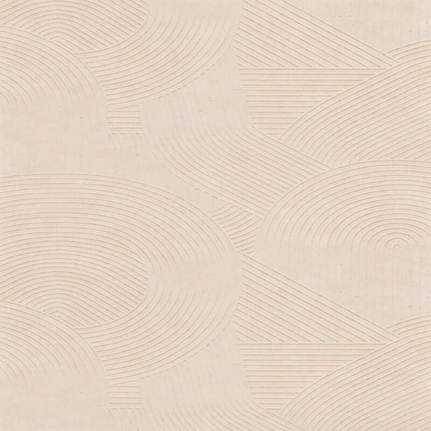 Casadeco 88751498 Kyoto Jardin Des Pierres Beige Sable - tapeta 3D z motywem linii żłobionych w piasku