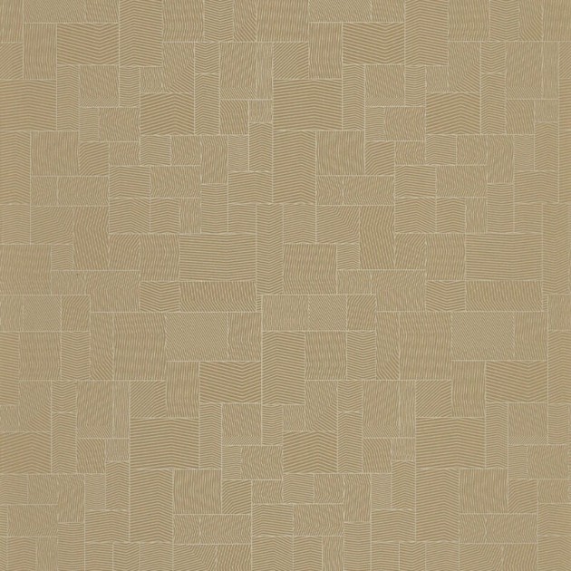 Casadeco 88762612 Kyoto Kensai Beige Ficelle - tapeta geometryczna w orientalnym wydaniu