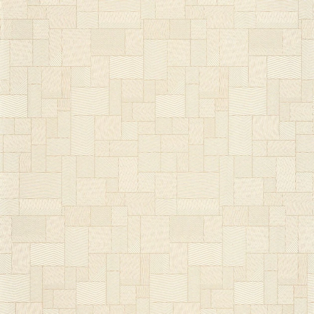 Casadeco 88761433 Kyoto Kensai Beige Sable - tapeta geometryczna w orientalnym wydaniu