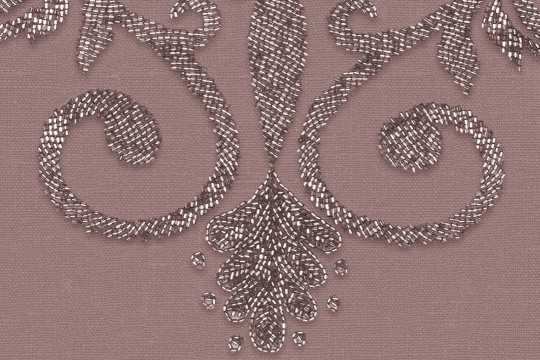 Rebel Walls R19404 Lars Wallin Baroque Pearl Pink - mural medaliony z pereł