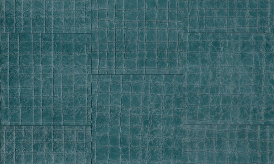 Arte 74023 Kharga Tenere Grey Teal - tapeta lakierowana imitująca skórę