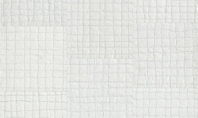 Arte 74027 Kharga Tenere White Pearl - tapeta lakierowana imitująca skórę