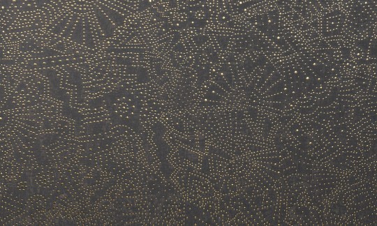 Arte 74030 Kharga Gobi Starry Black - tapeta o wzorze mieniących się kropek