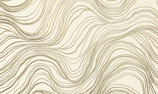 Arte 74040 Kharga Bayuda Dune Gold - tapeta z motywem złotych ławic piasku