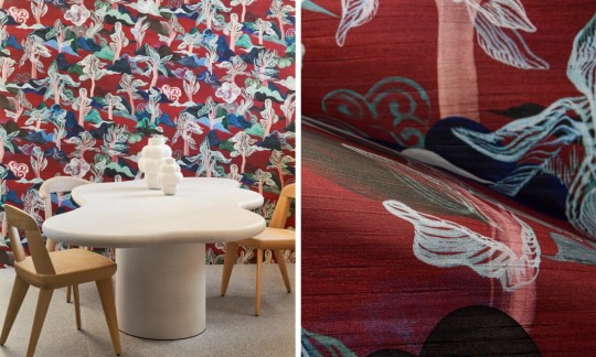 Arte 11541 Alaya Saranda Amber Woods - tapeta z motywem wzgórz i drzew