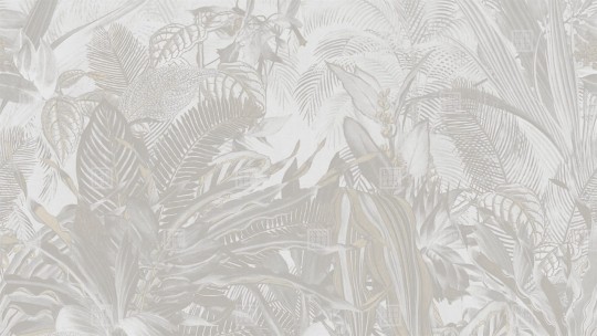 London Art 19009-06 22 Iconic Re-edition Lost Paradise - mural z motywem tropikalnych liści