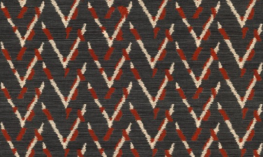 Arte 54511 Osmanthus Chasu Rich Red - tapeta haftowana w jodełkę