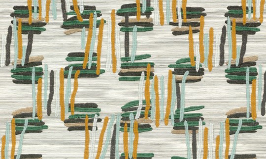 Arte 54520 Osmanthus Tatami Green Almond - tapeta geometryczna