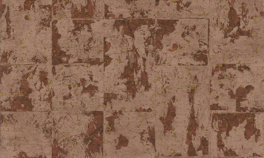 Arte 48046 Les Forets Eclat Mahogany - tapeta korkowa z metalizującymi elementami