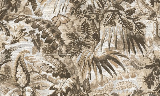 Arte 33002 Antigua Tropicali Linen Silver - tapeta dżungla