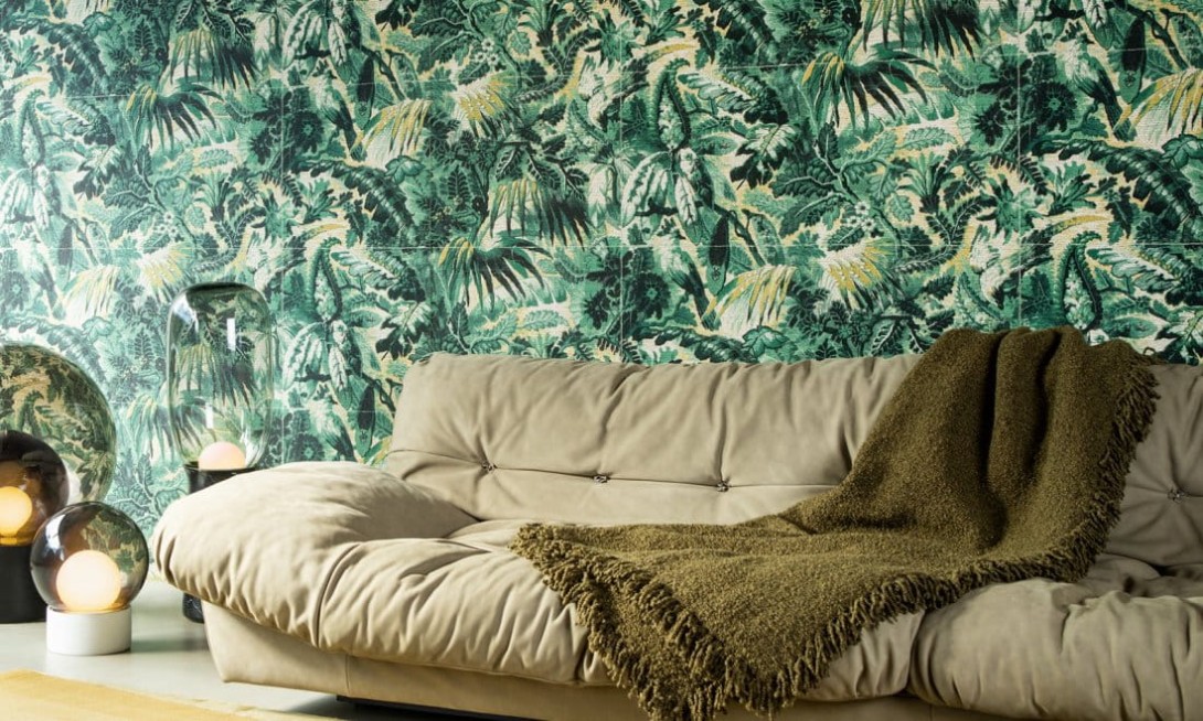Arte 33003 Antigua Tropicali Black Sepia - tapeta dżungla