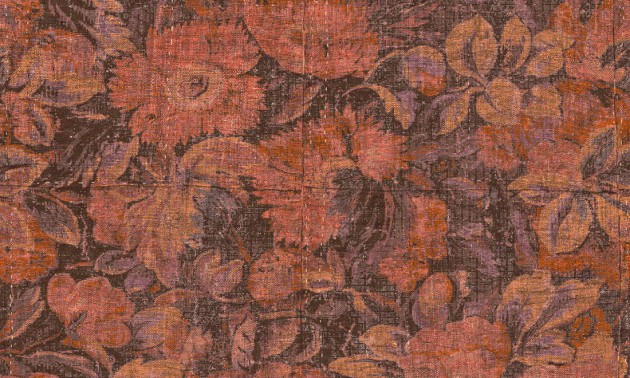 Arte 33011 Antigua Stagionato Amaranth - tapeta wyblakła kwiaty