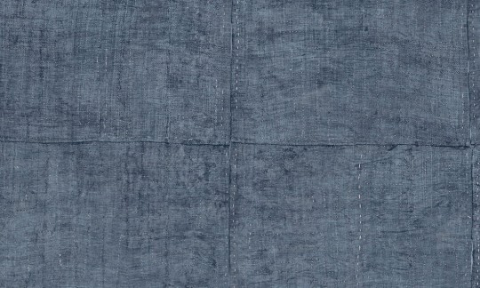 Arte 33027 Antigua Tintura Indigo - granatowa tapeta o fakturze tkanego lnu