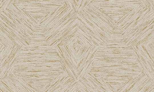 Arte 33042 Antigua Pentagono Straw - jasnobrązowa tapeta o fakturze tkaniny boucle