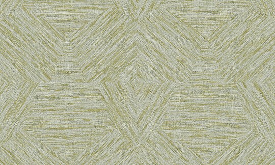 Arte 33047 Antigua Pentagono Lime - zielona tapeta o fakturze tkaniny boucle