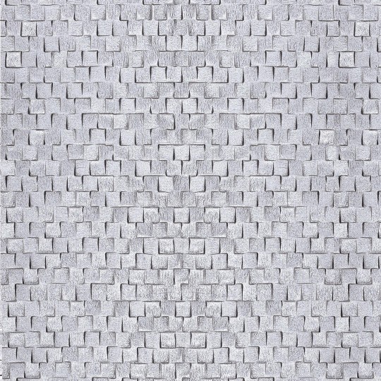 Vinylpex W27.3546 Illa - tapeta obiektowa mozaika srebrna