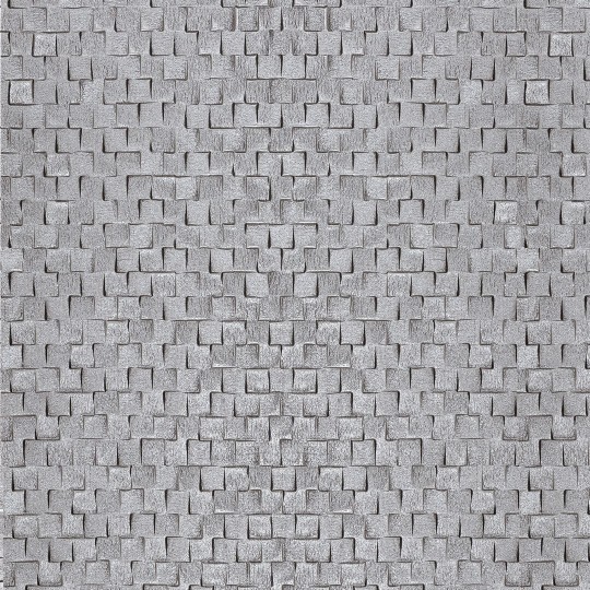 Vinylpex W27.056 Illa - tapeta obiektowa mozaika srebrna