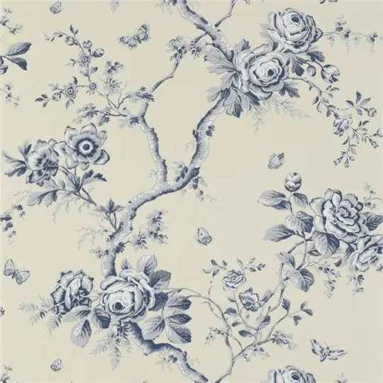Ralph Lauren PRL027/05 Signature Papers IV Ashfield Floral Sapphire - tapeta botaniczna
