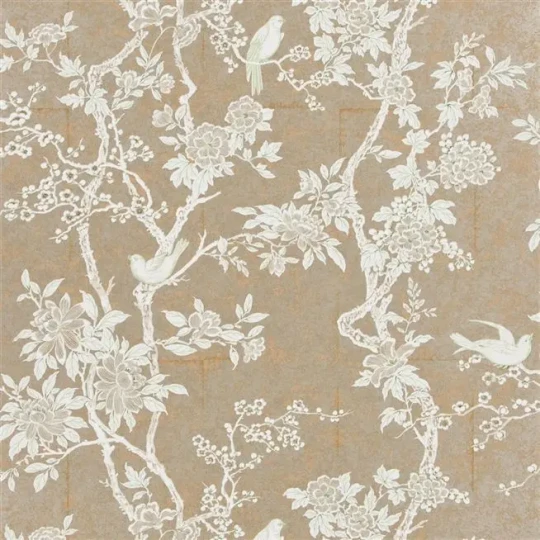 Ralph Lauren PRL048/07 Signature Papers IV Marlowe Floral Prussian Sterling - tapeta w kwiaty