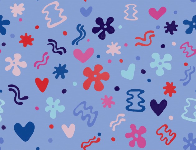 Boras Tapeter 9485W Studio Collabs Gustaf Westman - mural o wzorze kolorowych ilustracji