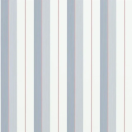 Ralph Lauren PRL020/06 Signature Stripe Library Aiden Stripe Dark Blue/Red/White - tapeta w paski
